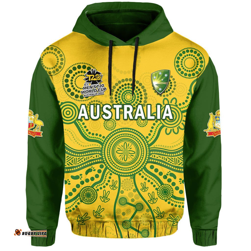 australia cricket hoodie aussie mens t20 world cup