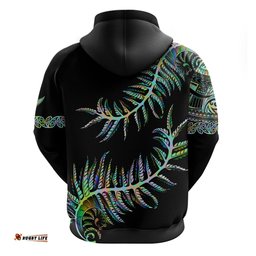 new zealand hoodie aotearoa silver fern mixed papua shell green vibe