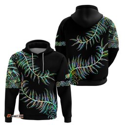 new zealand hoodie aotearoa silver fern mixed papua shell green vibe