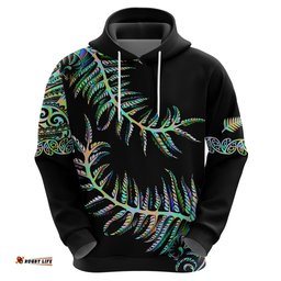 new zealand hoodie aotearoa silver fern mixed papua shell green vibe