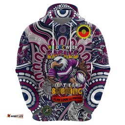 custom naidoc week 2024 eagles hoodie mascot rugby