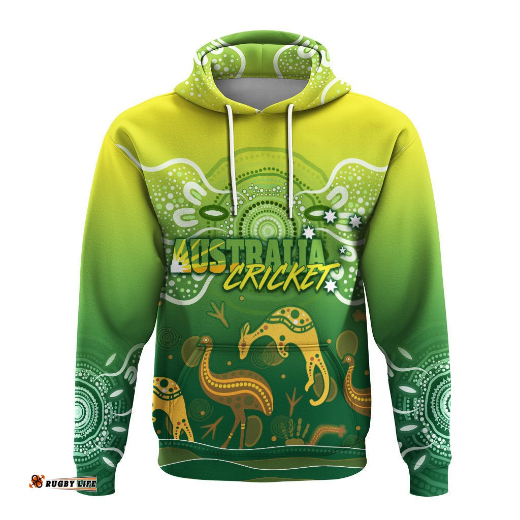 personalised australia cricket hoodie aboriginal t20 world cup