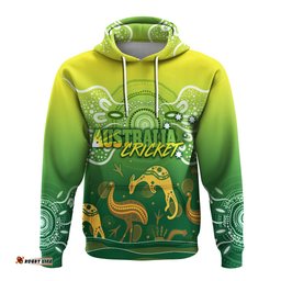 personalised australia cricket hoodie aboriginal t20 world cup