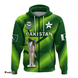 pakistan cricket hoodie champions mens t20 wc