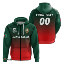 custom personalised bangladesh cricket mens t20 world cup pride hoodie