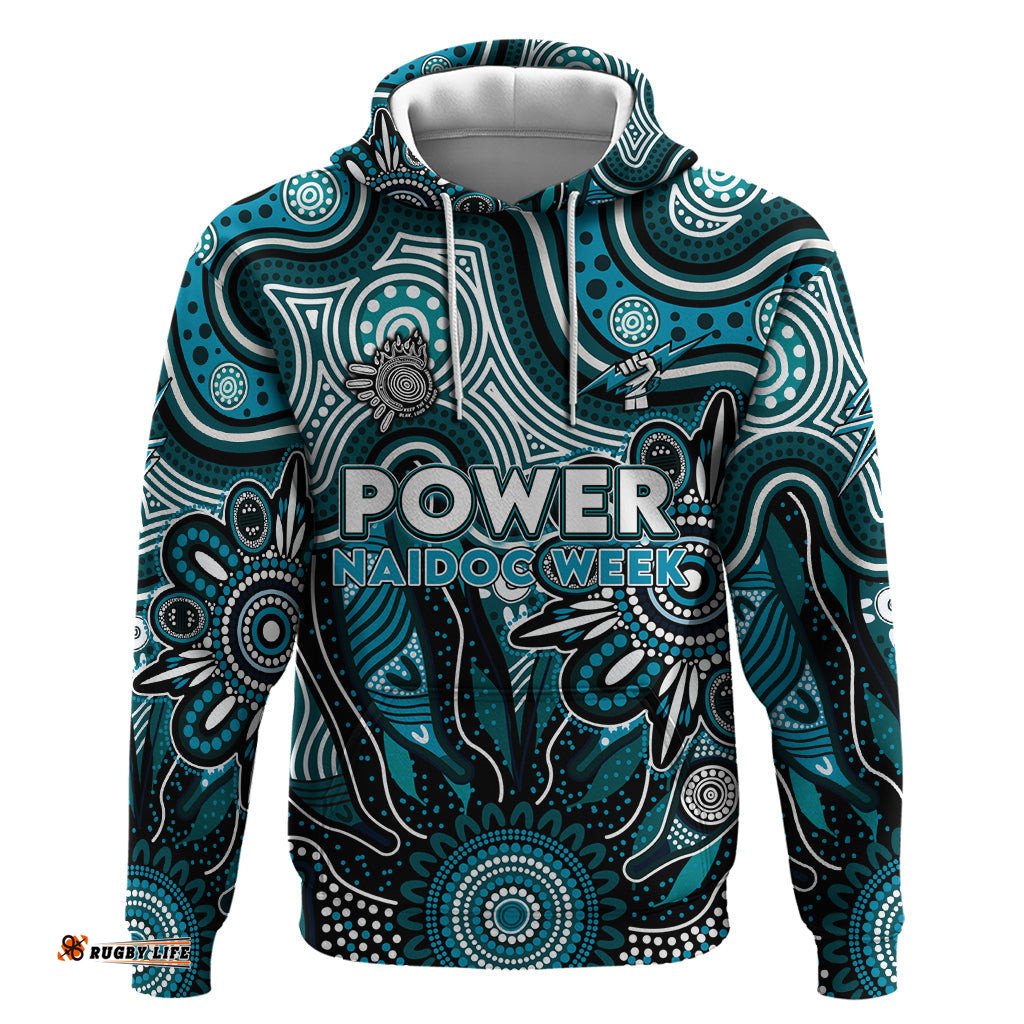 personalised power naidoc week 2024 hoodie aussie aboriginal art