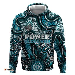 personalised power naidoc week 2024 hoodie aussie aboriginal art