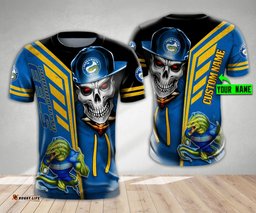 parramatta eels nrl skull cap personalized custom 3d hoodie
