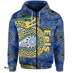 parramatta eels zip hoodie indigenous