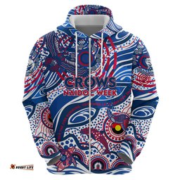 custom naidoc week 2024 bulldogs hoodie aboriginal animals keep the fire burning