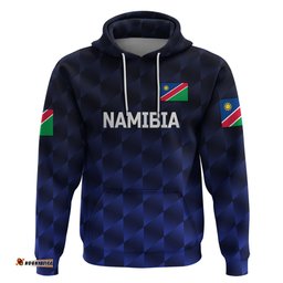 custom personalised namibia cricket hoodie unique style navy