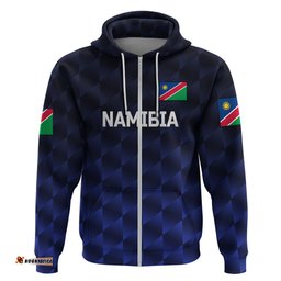 custom personalised namibia cricket hoodie unique style navy