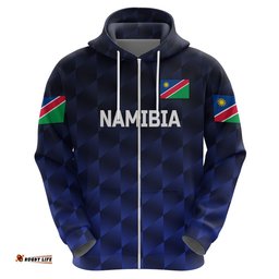 custom personalised namibia cricket hoodie unique style navy