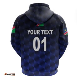 custom personalised namibia cricket hoodie unique style navy