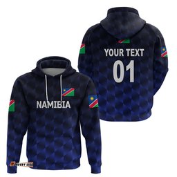 custom personalised namibia cricket hoodie unique style navy
