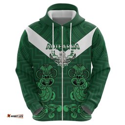 custom aotearoa rugby hoodie new zealand maori kete poutama pattern