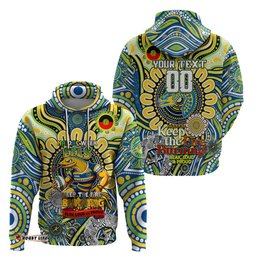 custom naidoc week 2024 eels hoodie mascot rugby