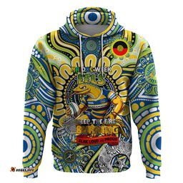 custom naidoc week 2024 eels hoodie mascot rugby
