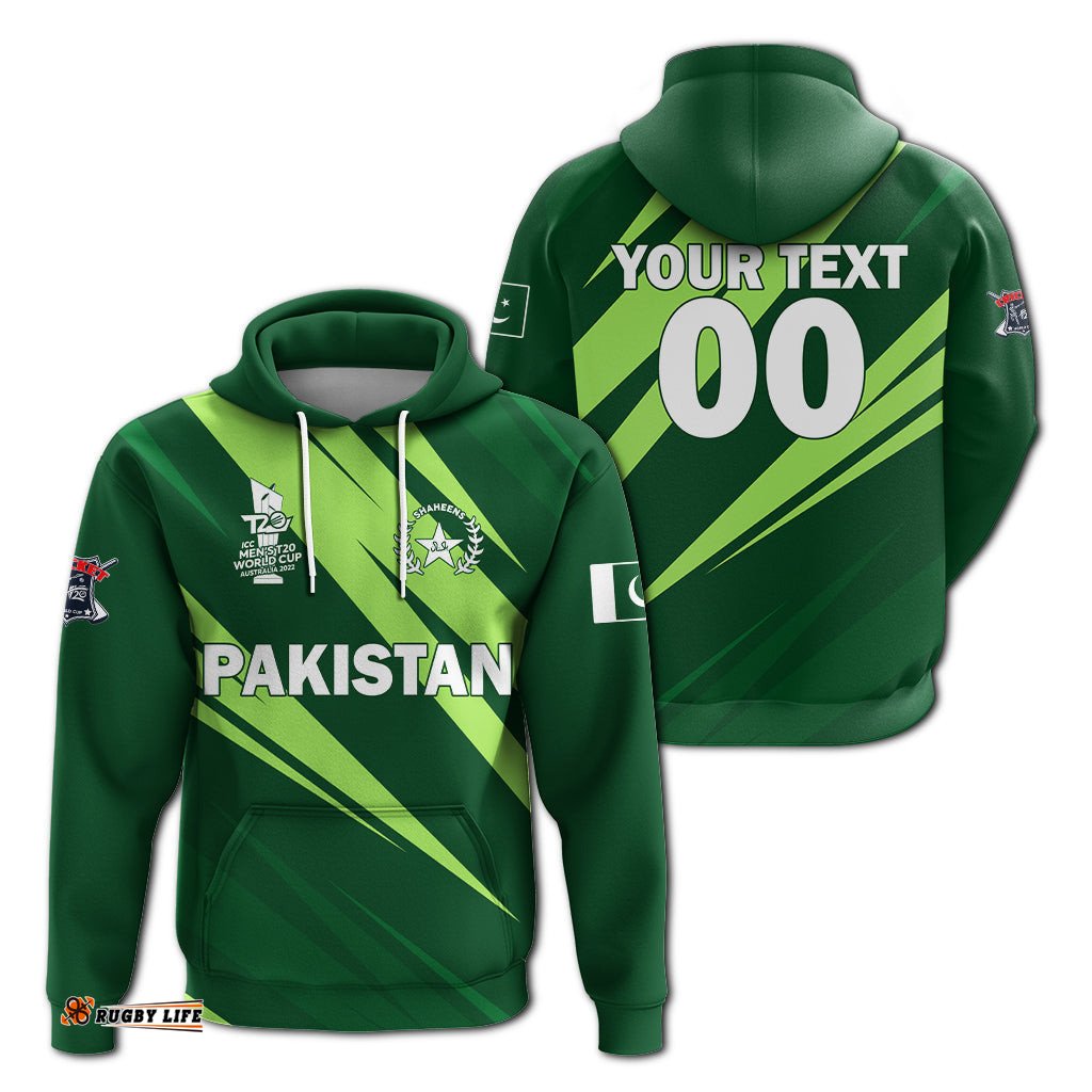 custom personalised pakistan cricket shaheens t20 world cup mens hoodie