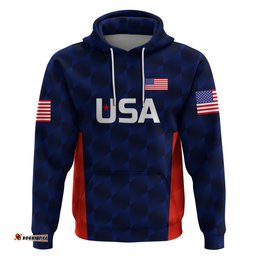custom personalised united states national cricket hoodie team usa cricket navy