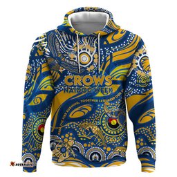 custom naidoc week 2024 eagles hoodie aboriginal animals keep the fire burning