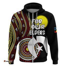 naidoc week hoodie for our elders artsy style