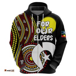 naidoc week hoodie for our elders artsy style