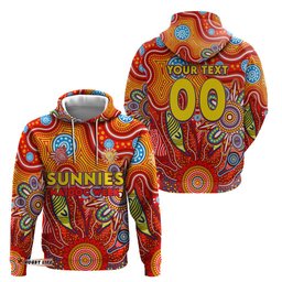 personalised sunnies naidoc week 2024 hoodie aussie aboriginal art
