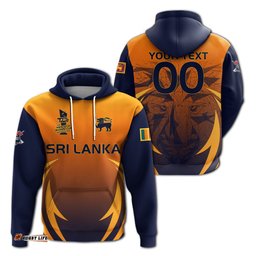 custom personalised sri lanka cricket the lions t20 world cup mens hoodie