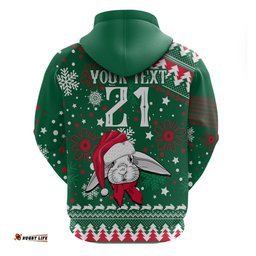 custom rabbitohs rugby hoodie glory glory the south christmas vibe unique