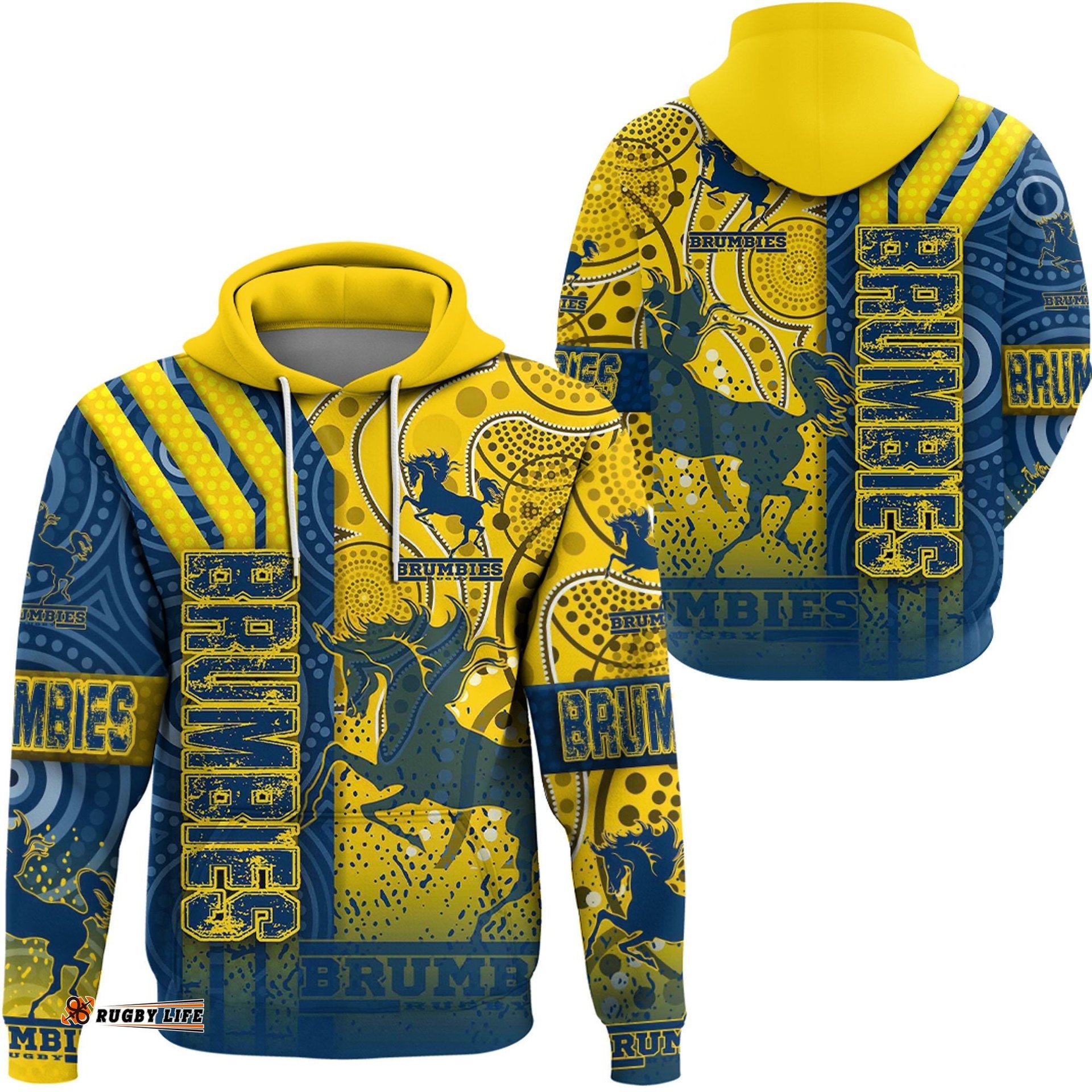 clothing brumbies sporty style hoodie