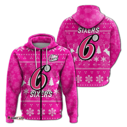 sydney sixers cricket australian christmas ugly style hoodie