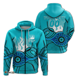 custom personalised brisbane heat aboriginal cricket hoodie