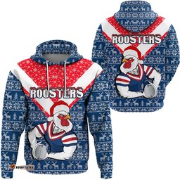 clothing sydney roosters christmas hoodie