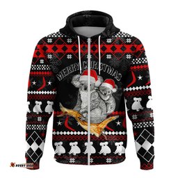 australia summer christmas hoodie santa koala