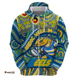 custom australia naidoc week 2024 hoodie parramatta eels mascot keep the fire burning