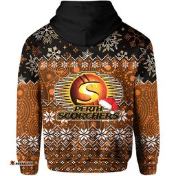 perth scorchers christmas hoodie cricket