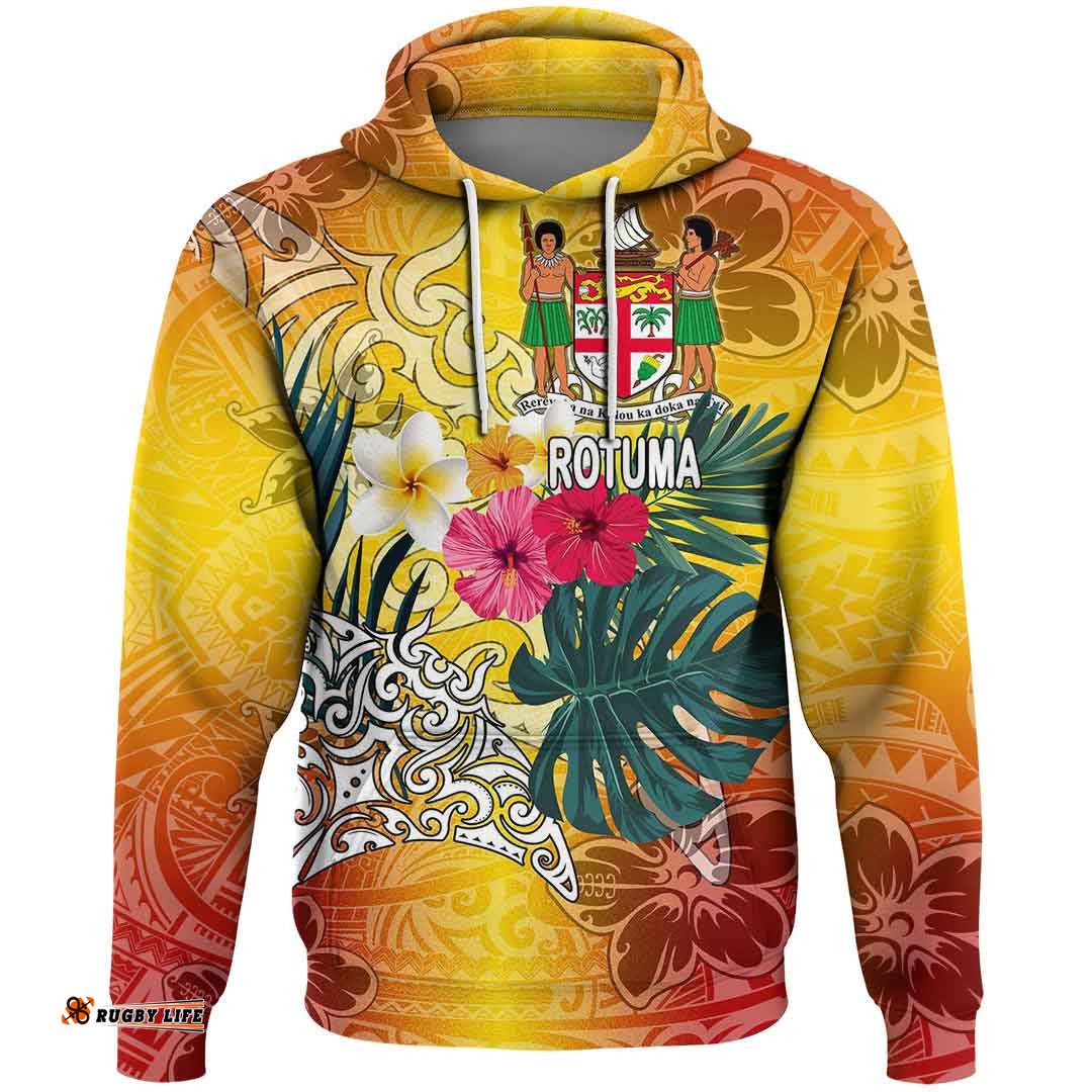 clothing rotuma style polynesian tattoo hoodie