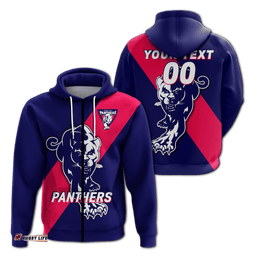 custom personalised panthers carey park football hoodie