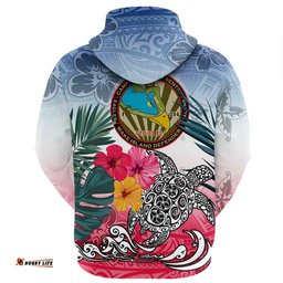 clothing wake island style polynesian tattoo hoodie