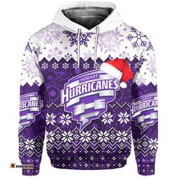 hobart hurricanes christmas hoodie cricket