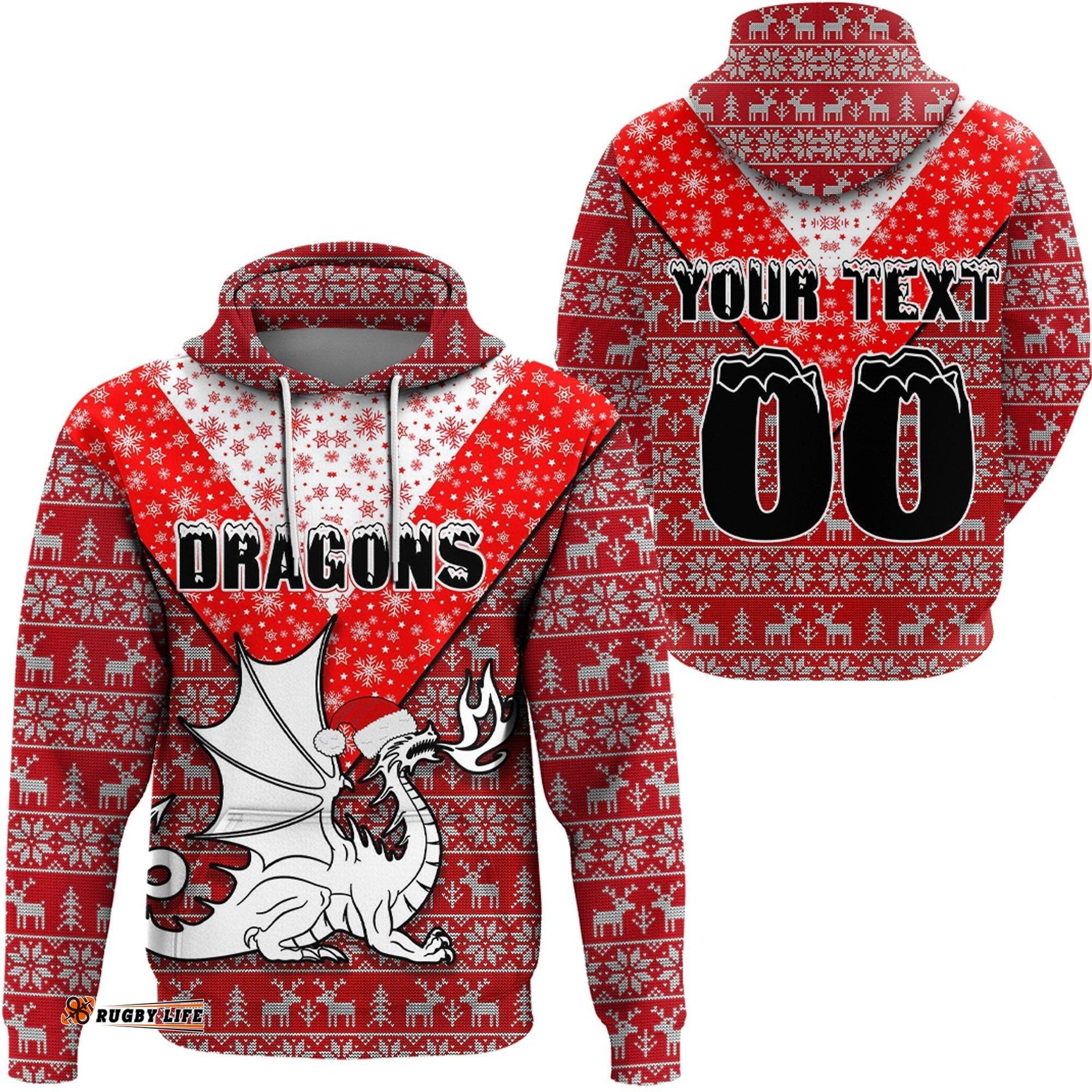 custom clothing st george illawarra dragons aboriginal tattoo hoodie
