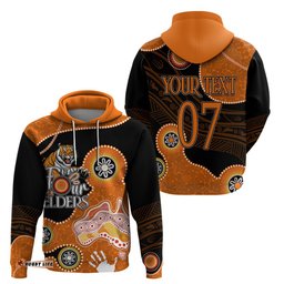 personalised naidoc week nrl tigers for our elders hoodie