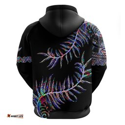 new zealand hoodie aotearoa silver fern mixed papua shell purple vibe
