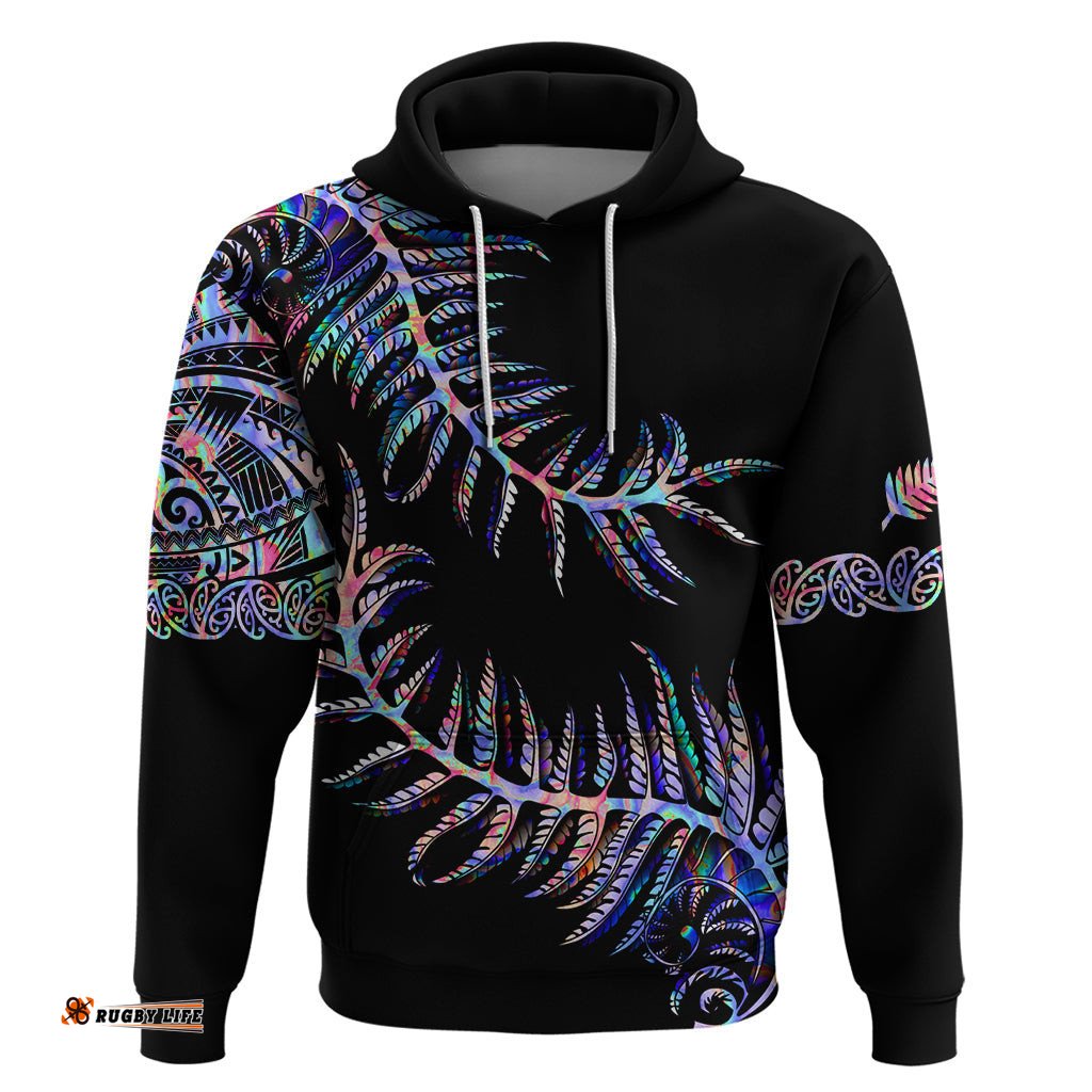 new zealand hoodie aotearoa silver fern mixed papua shell purple vibe