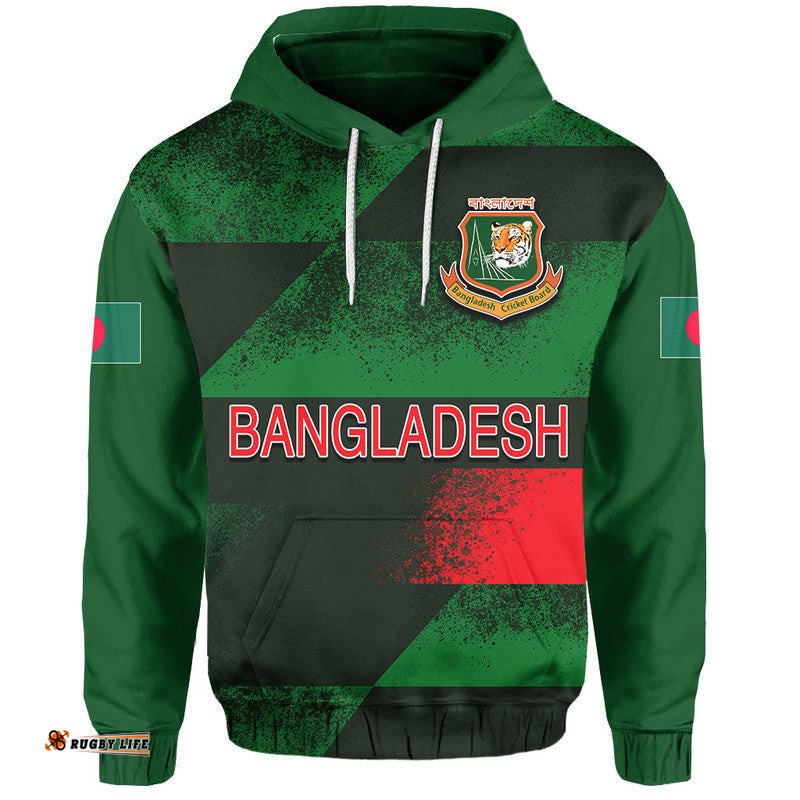 custom personalised and number bangladesh cricket mens t20 world cup hoodie