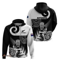 new zealand silver fern rugby hoodie go champions nz all black maori koru