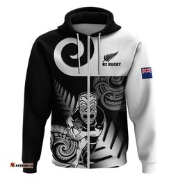 new zealand silver fern rugby hoodie go champions nz all black maori koru
