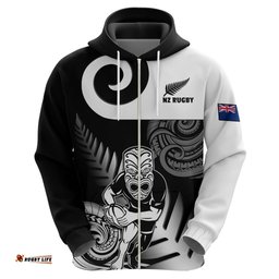 new zealand silver fern rugby hoodie go champions nz all black maori koru