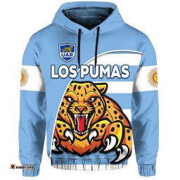 custom text and number argentina rugby hoodie los pumas we are the champions 07